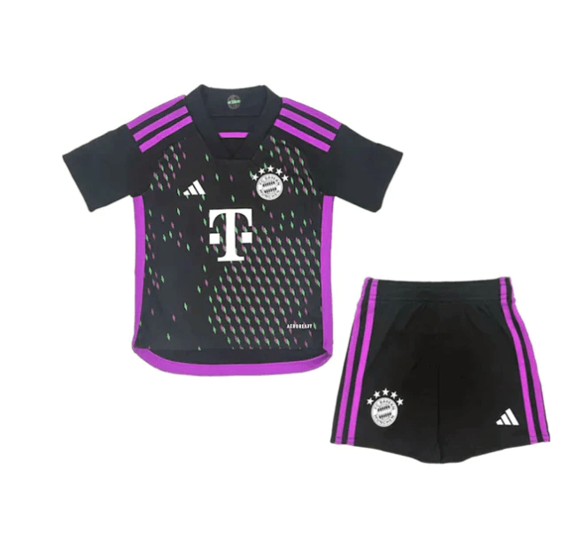 Kids Kit Bayern of Munique Away 23/24 - Black