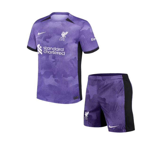 Kids Kit Liverpool Third 23/24 - Purple