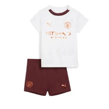 Kids Kit Manchester City Away 23/24 - White