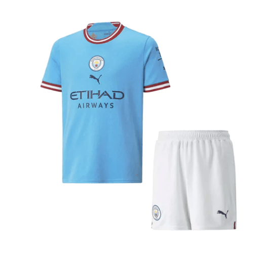 Kids Kit Manchester City Home 22/23 - Blue