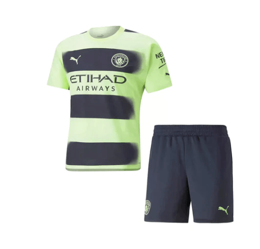 Kids Kit Manchester City Third 22/23 - Green