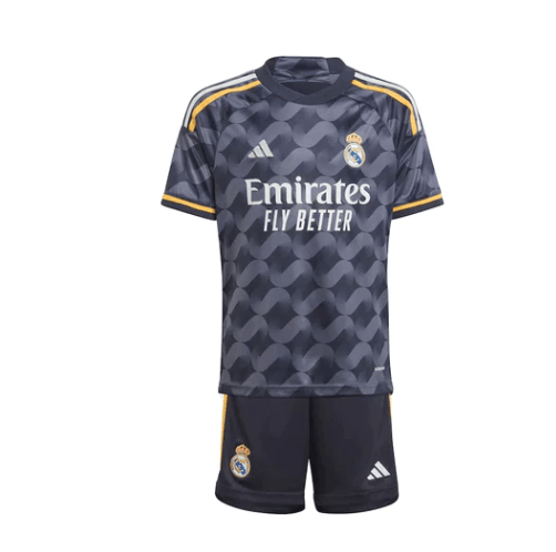 Kids Kit Real Madrid Away 23/24 - Black