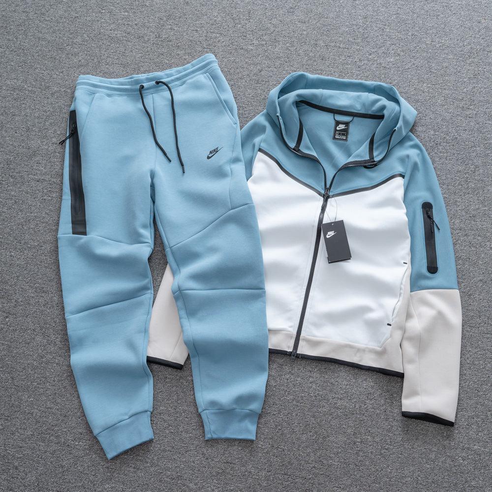 Kit Tech Fleece Nike - Blue/White