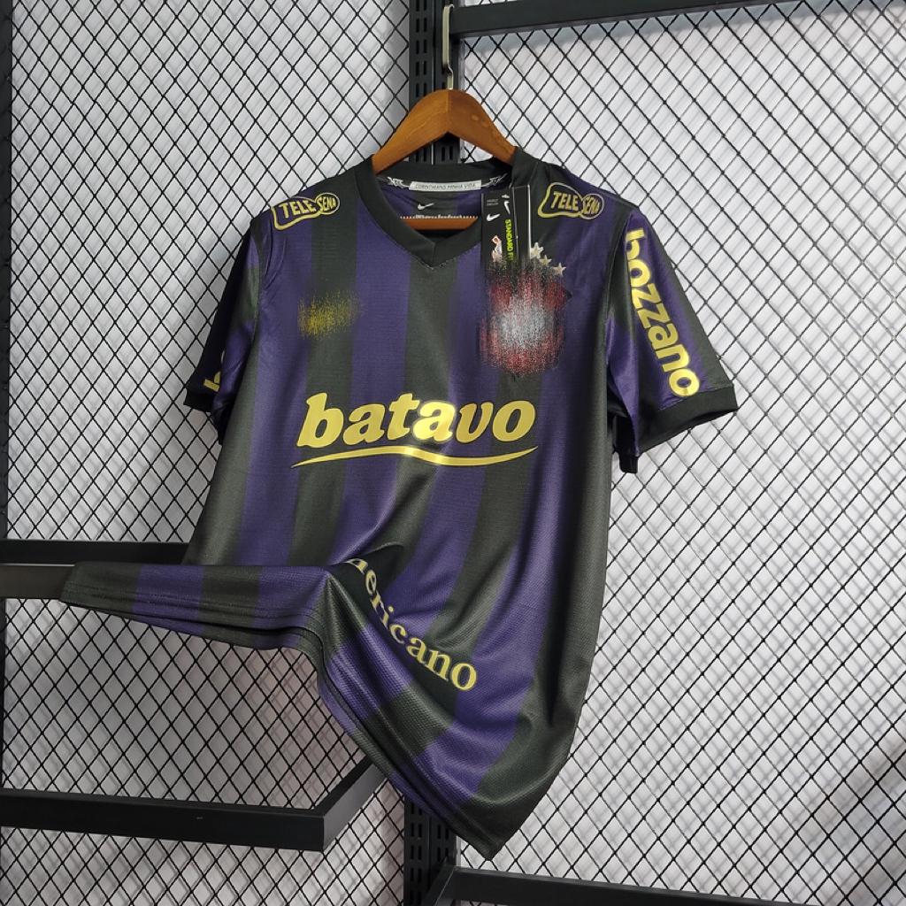 Corinthians Retrô Fora - 2009/10 Roxa e Preto - DA Sports Oficial