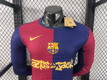 Barcelona 2025/26 Travis Scott Long Sleeve - Player Version [Slim Fit]