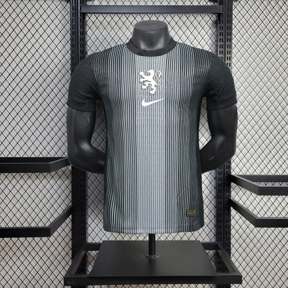 Netherlands 25/26 Goalkeeper Jersey - Black - Player Version - Slim Fit