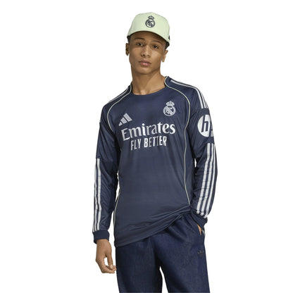 Real Madrid 2025/26 Away Long Sleeve Jersey