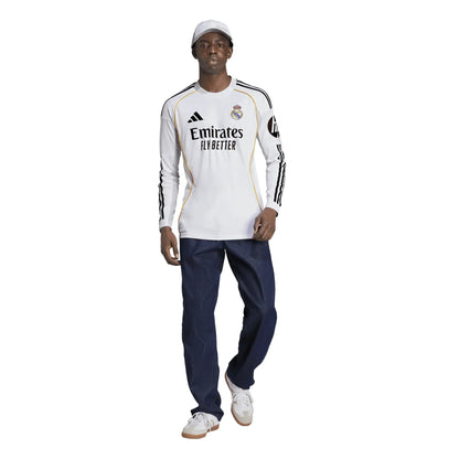 Real Madrid 2025/26 Home Long Sleeve Jersey