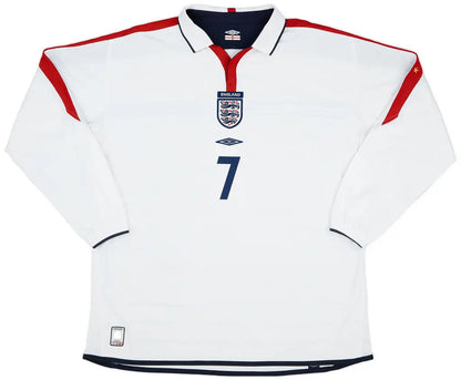 England Home Shirt Beckham #7 2003-05