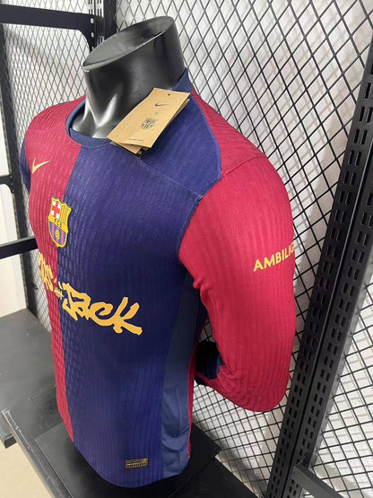Barcelona 2025/26 Travis Scott Long Sleeve - Player Version [Slim Fit]