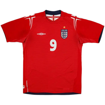2004-06 England Away Shirt Rooney #9