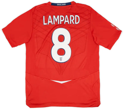 2008-10 England Away Shirt Lampard #8