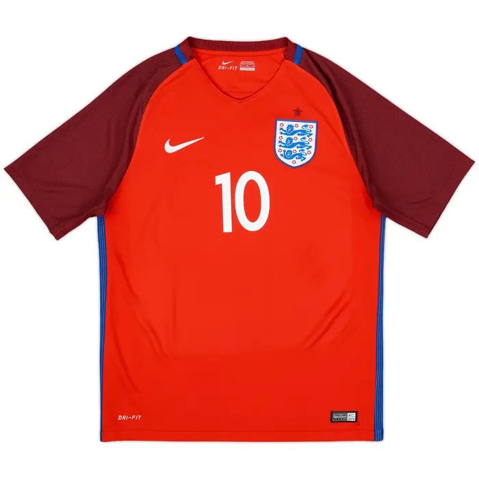 2016-17 England Away Shirt Rooney #10