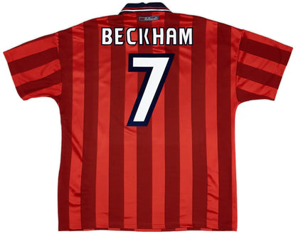 England Away Shirt Beckham #7 1997-99