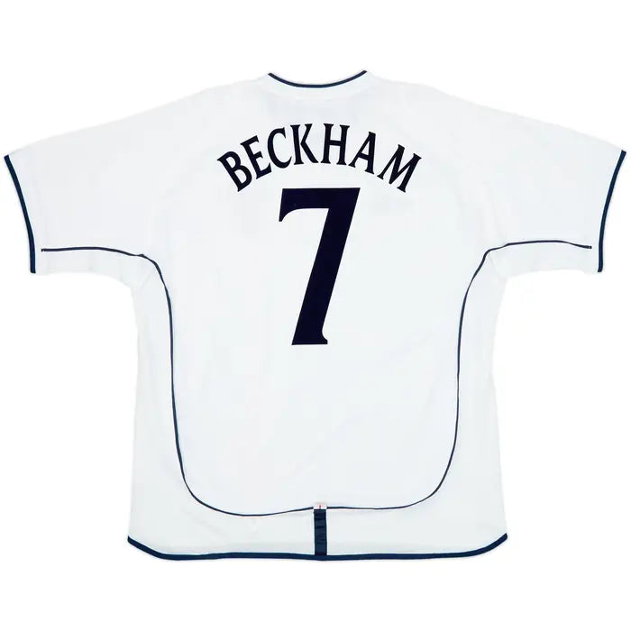 England Home Shirt Beckham #7 2001-03