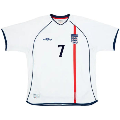 England Home Shirt Beckham #7 2001-03
