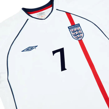 England Home Shirt Beckham #7 2001-03