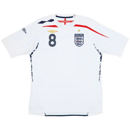 2007-09 England Home Shirt Lampard #8