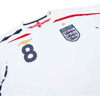 2007-09 England Home Shirt Lampard #8