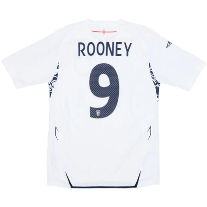 2007-09 England Home Shirt Rooney #9