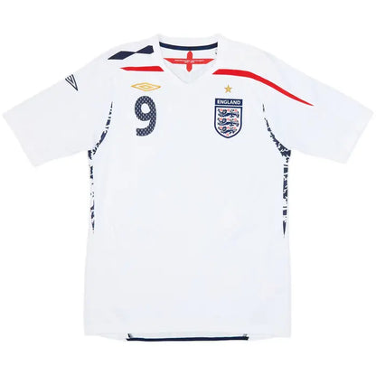 2007-09 England Home Shirt Rooney #9