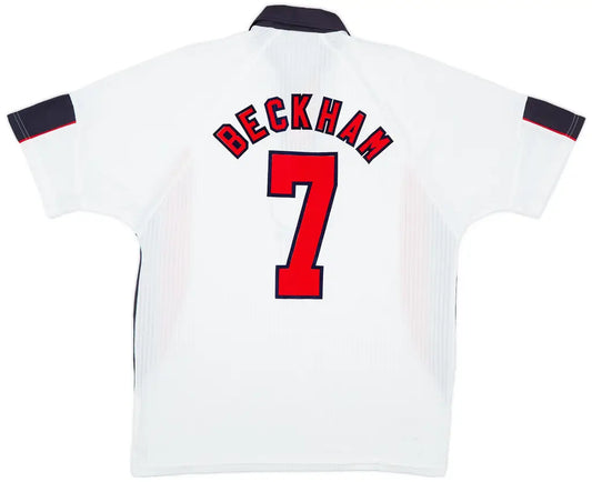 England Home Shirt Beckham #7 1997-99