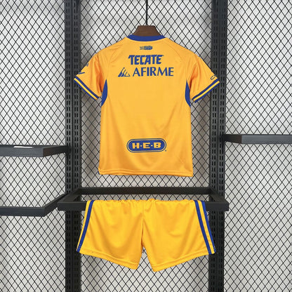 Tigres UANL 2025/26 Home Kids Kit