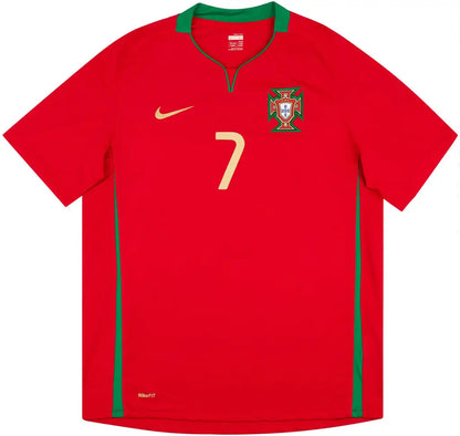 2008-10 Portugal Home Shirt #7