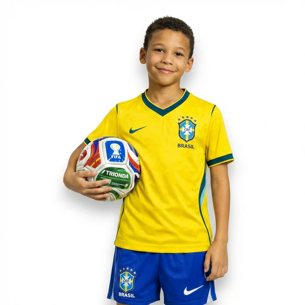 Kids Set Brazil World Cup 2026 Kit Kids
