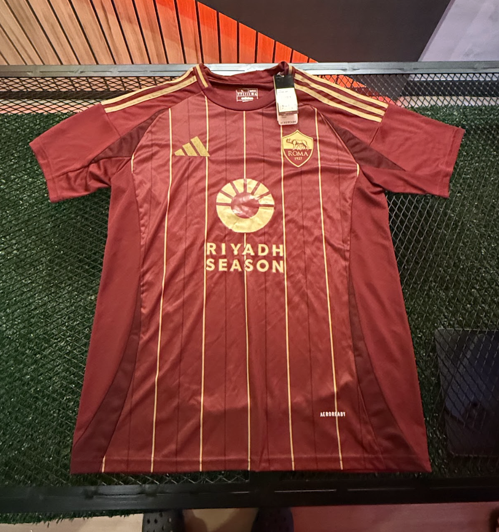 [PRONTA ENTREGA] Jersey Roma I 2024/25 Adidas - Vinho