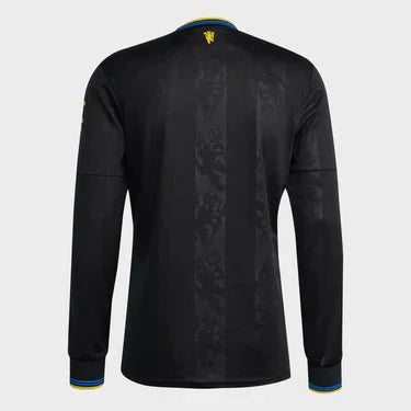 Jersey Manchester United III Long Sleeve 25/26 - Fan Version Men's - Black