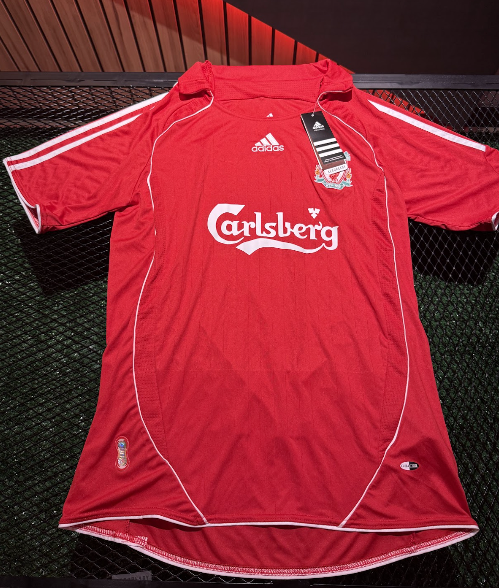 [PRONTA ENTREGA] Jersey Liverpool Retrô 06/2007 Vermelha - Adidas