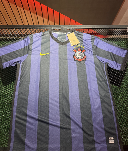 Corinthians II Retro 08/09 Fan Version Nike Men's - Black and Purple Jersey