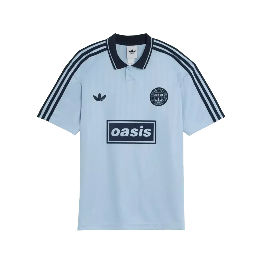 [PRONTA ENTREGA] Jersey Futebol Comemorativa Live 25 Oasis x Adidas Fan Version Blue Men's