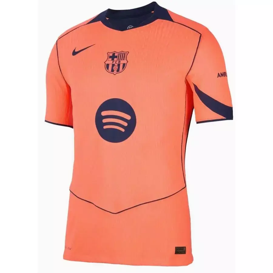 [PRONTA ENTREGA] Jersey Barcelona Third 2025 - Orange Vibrante (Fan Version)