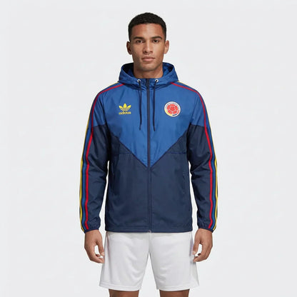 colombia Dark Blue Windbreaker Jacket