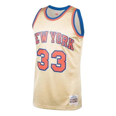 mitchell and Ness New York knicks Swingman-Gold