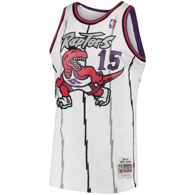 cl��ssica mitchell and Ness Toronto Raptors Swingman- White