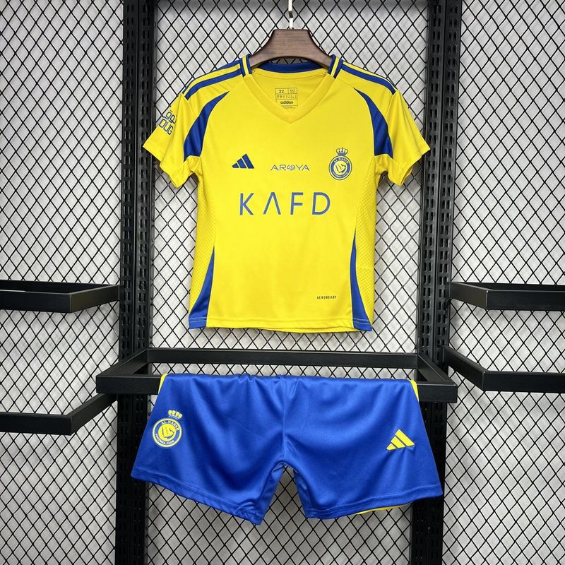 Kit Kids Al-Nassr Home 24/25 - Yellow