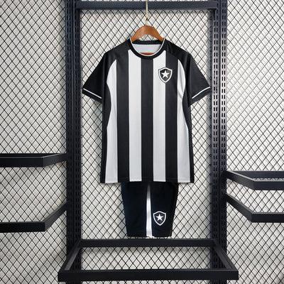 Kit Infantil Botafogo 23/24 - Preto/Branco - DA Sports Oficial