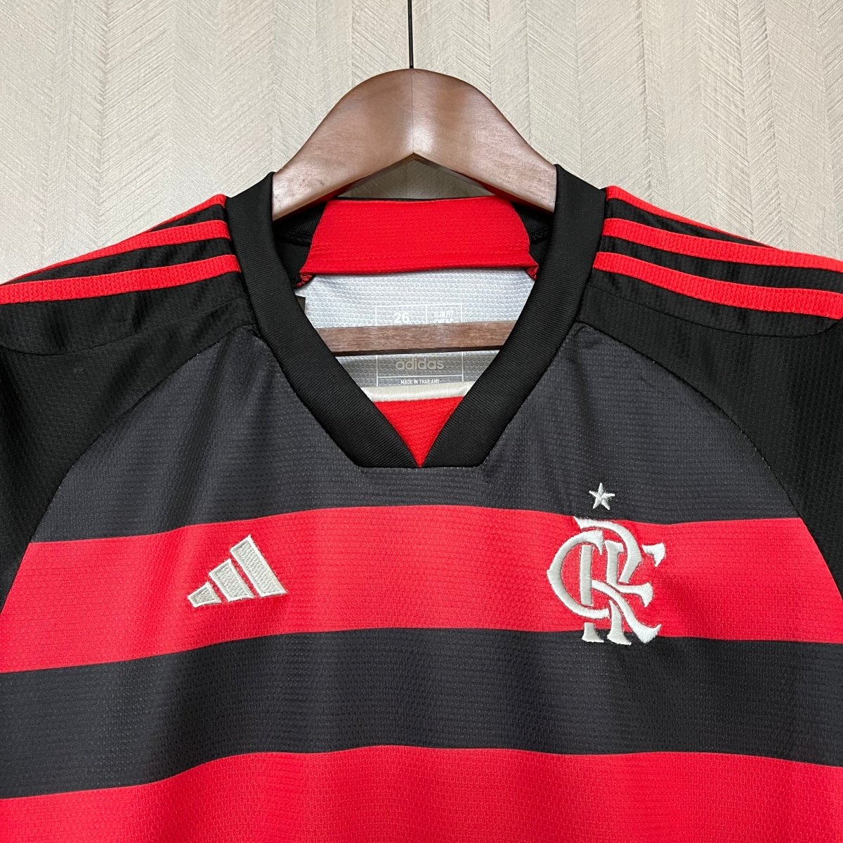 Kids Kit Flamengo I 24/25 Fan Version Adidas - Red+Black