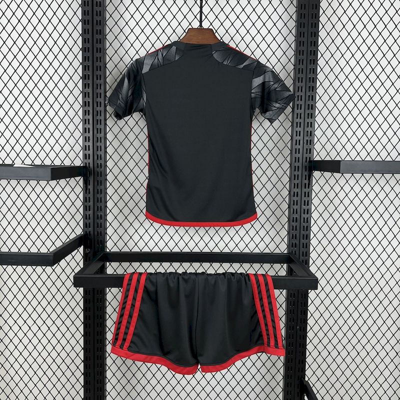 Kids Kit Flamengo III 24/25 Without Number° Fan Version Adidas - Gray