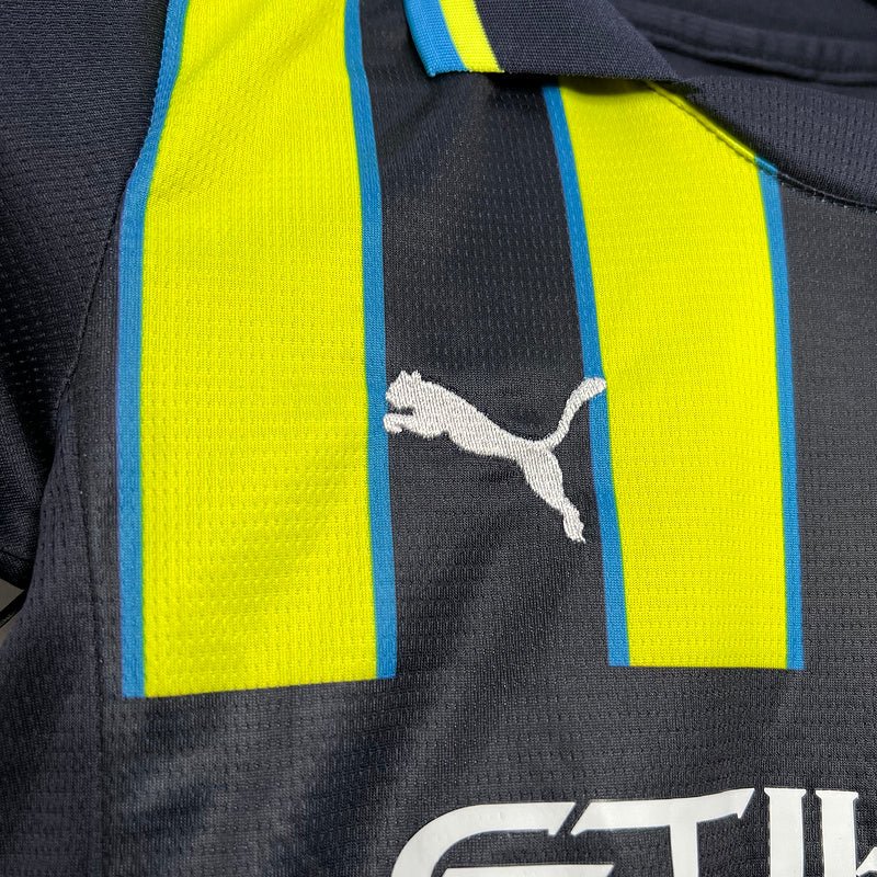 Kids Kit Manchester City 24/25 - Black and Green
