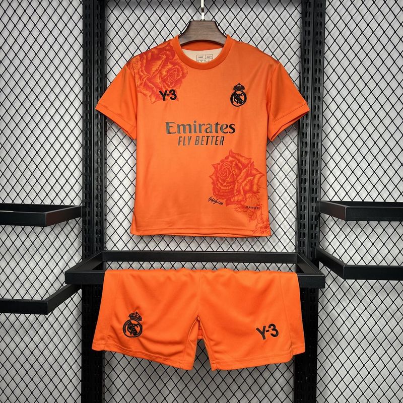Kit Kids Real Madrid Away 24/25- Orange