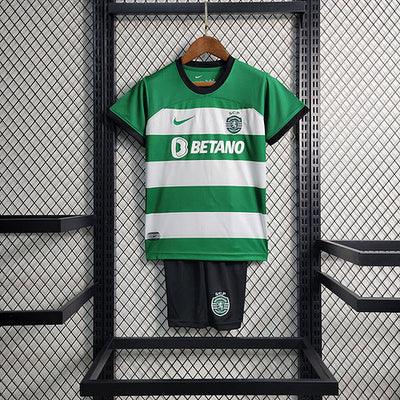Kit Kids Sporting Portugal 23/24 - Green