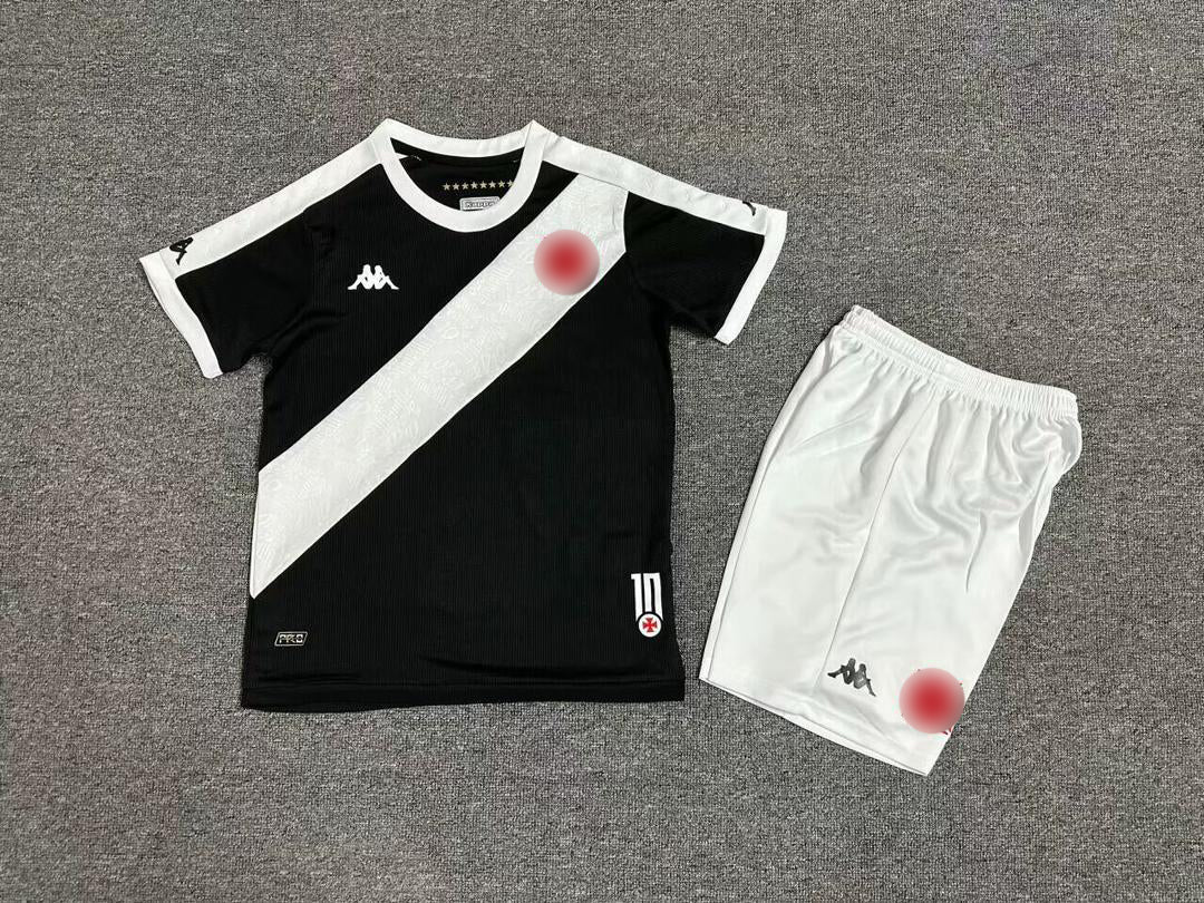 Kit Kids - Vasco Home 24/25 Kappa Men's - Black+White