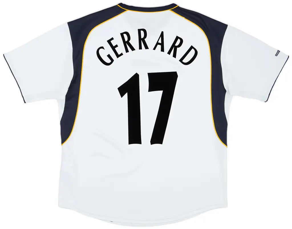 2001-03 Liverpool Away Shirt Gerrard #17