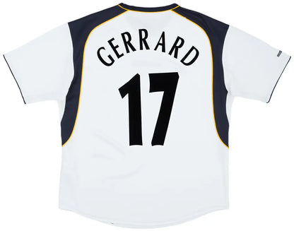 2001-03 Liverpool Away Shirt Gerrard #17