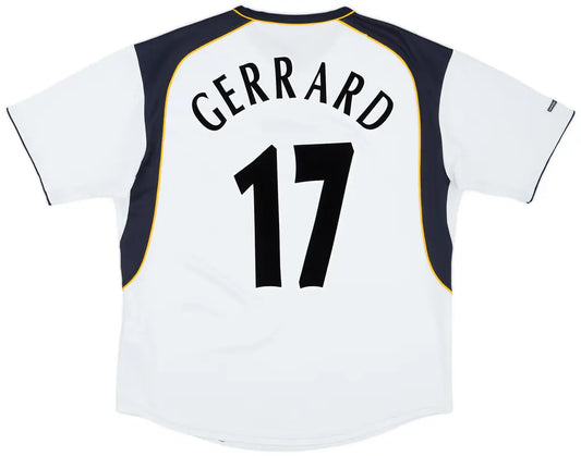 2001-03 Liverpool Away Shirt Gerrard #17