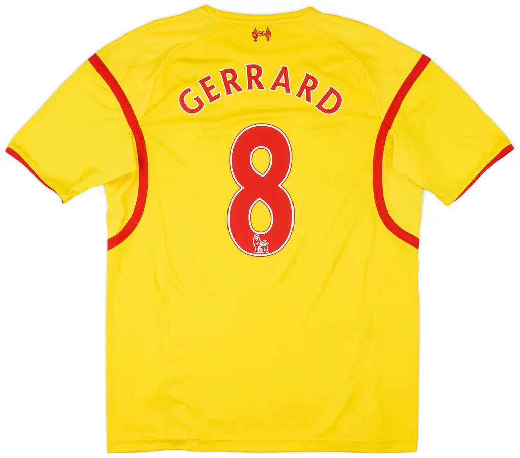 2014-15 Liverpool Away Shirt Gerrard #8